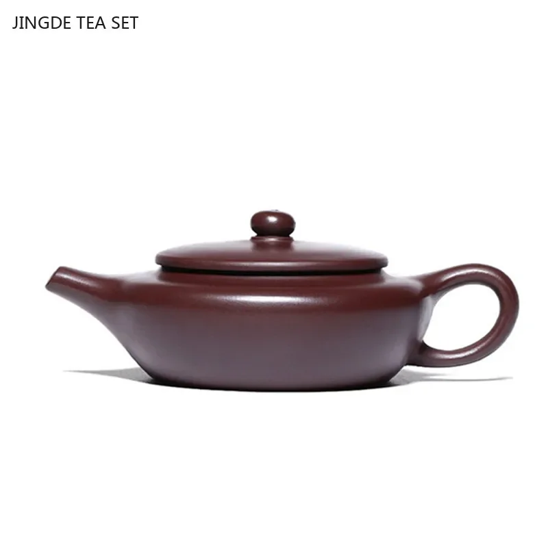 160ml Yixing Purple Sand Teapot Handmade Beauty Zhu Mud Pot Traditional Chinese Tea Infuser Household Tea Set Accessories