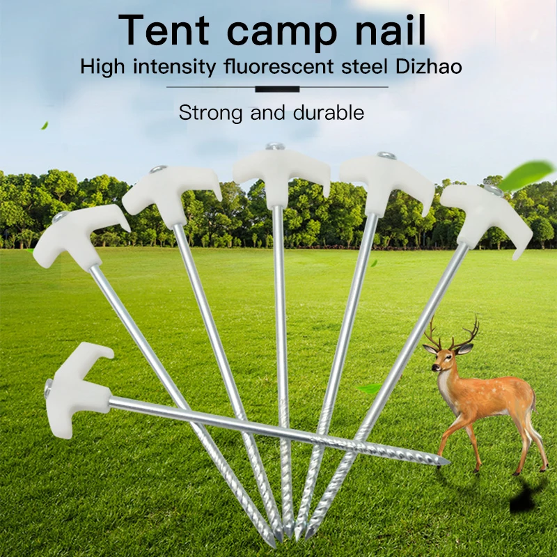 Fluorescent Design Tent Pegs