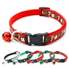 Christmas Safety Buckle Dog Collar Snowflake Tree Christmas Pet Collar Adjustable Collar Cat Collar Pet Accessories Wholesale 2