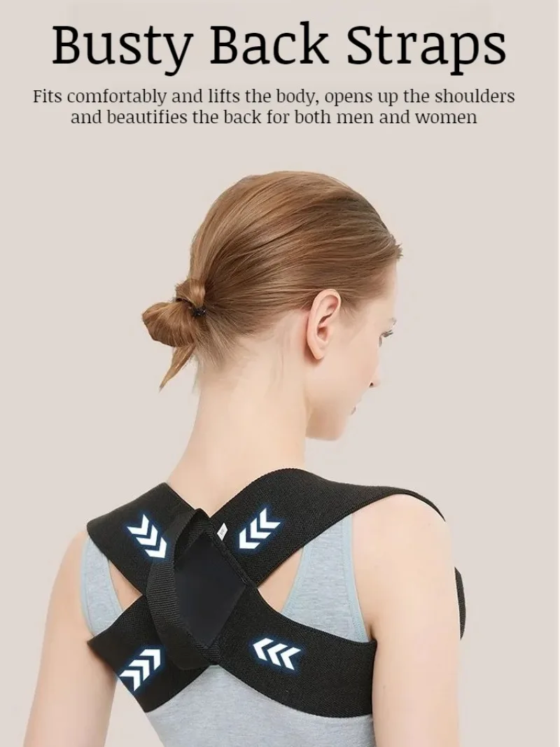 Correct hunchback Adult students sitting posture beauty back straight back posture correction belt invisible wear breathable