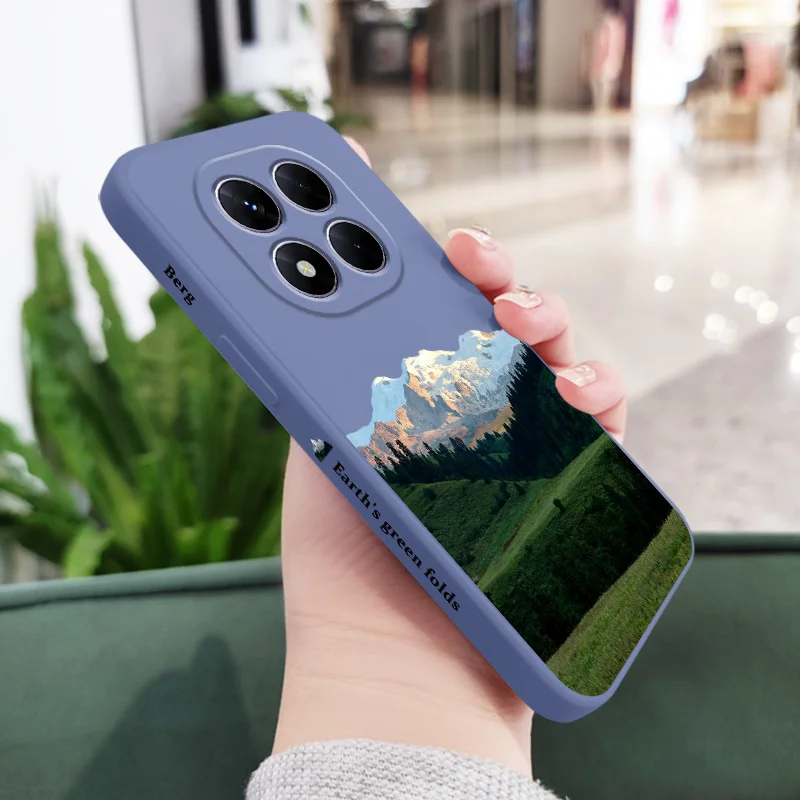 Charming Mountain Silicone Phone Case Cover