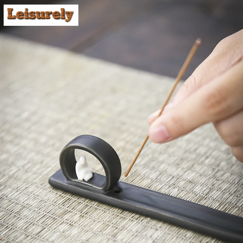 Jingguan Wuxiang Small Buddha Incense Holder Water Fountain Decoration Incense Burners Consecrate Censer Tea Items Decoration