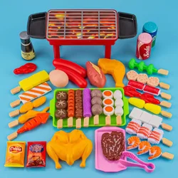 Children's Pretend Play Barbecue Kitchen Set - Cooking & Kitchenware Toy Kit (35pcs with oven)