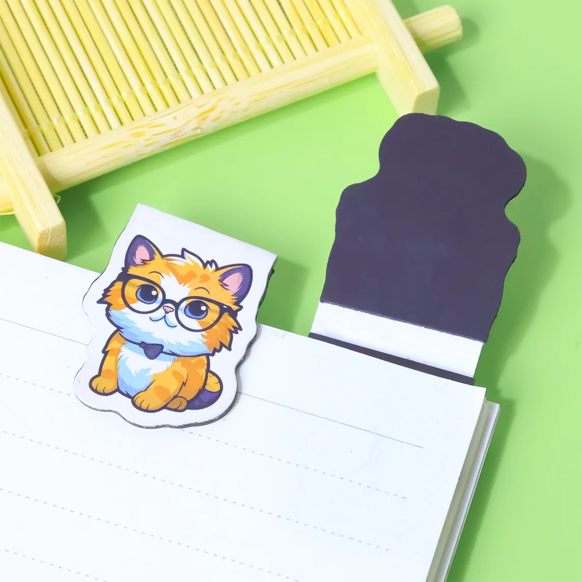 Cute Cartoon Magnetic Bookmarks Kawaii Student Stationery Books Pages Markers School Office Supplies magnetic bookmark bookmarks stationery supplies