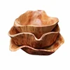 Handmade Natural Wood Fruit Tray, Wooden Bowl, Irregular Snack, Sushi Bread, Dessert, Candy Plate, Salad Trays, Home Decoration 1