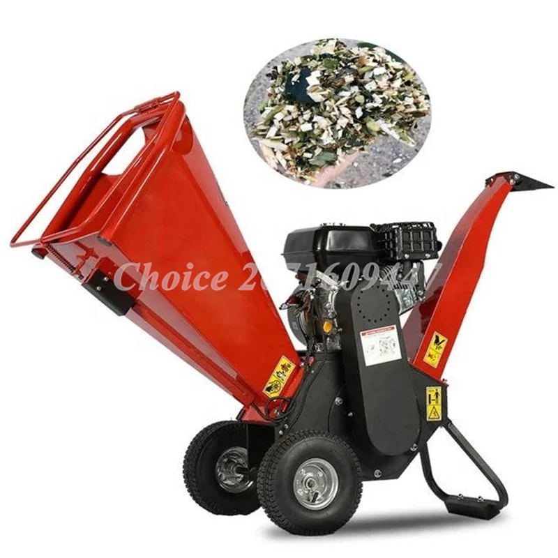 Forestry Machinery Firewood Processor High Speed Wood Crusher Mobile Tree Branches Crushing Shredder Machine 2800w garden machinery crusher orchard root branch leaf crusher grape branch wood crusher