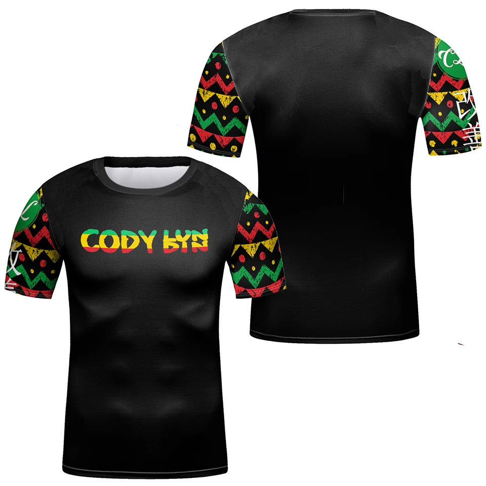 Sports Apparel Kid Jiu Jitsu T-shirt MMA Boxing Rashguard For Children Bjj Gi Kickboxing Jerseys