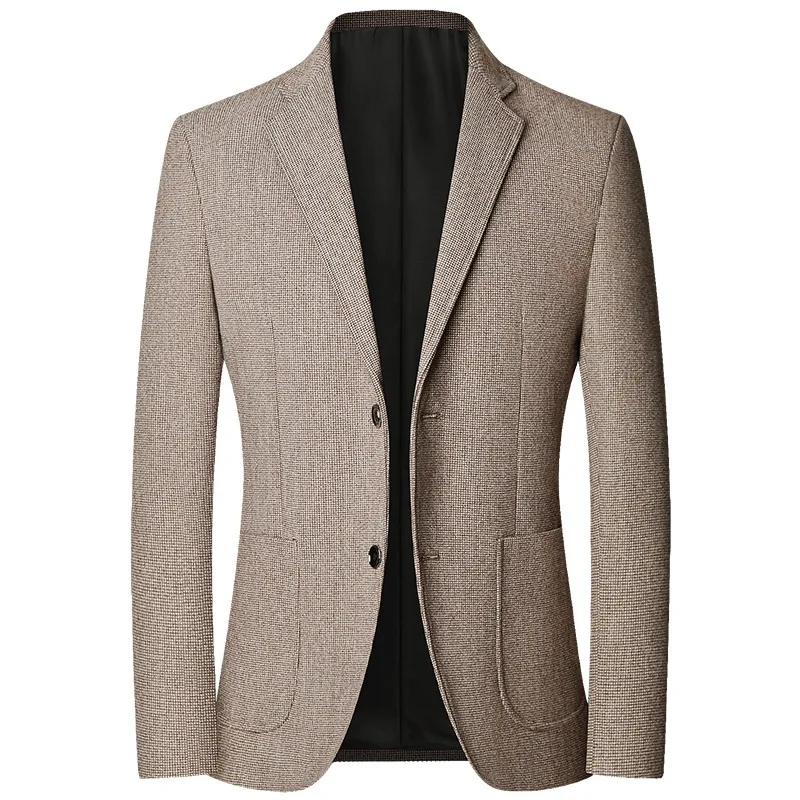 Spring New Mens Blazer Jacket Men Fashion Casual Slim Coats High-quality Men Business Suits Jackets Men's Blazers Tops Size 4XL