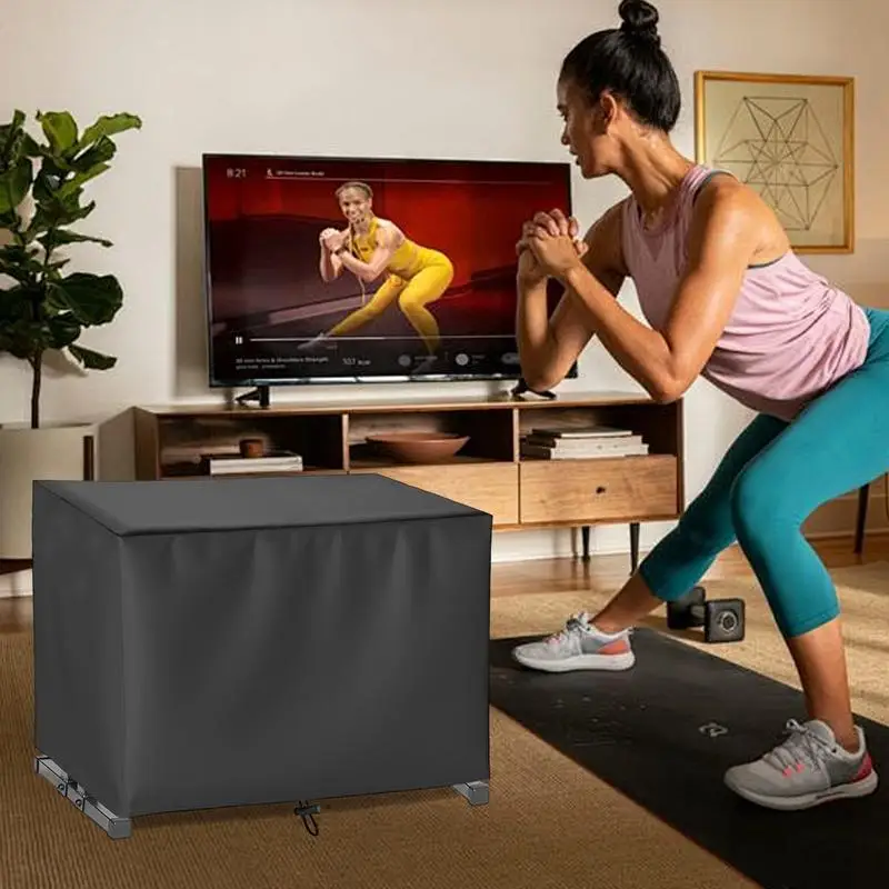 Dumbbell Rack Cover Outdoor Silver Coating Waterproof Dumbbell Rack Dust Cover Square Barbell Protective For Home Use