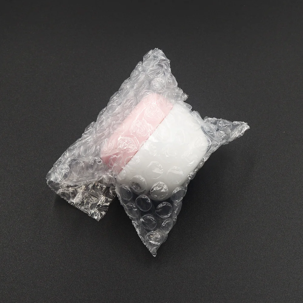 50Pcs Plastic Protective Wrap Envelope White Bubble Foam Packing Bags PE Clear Bubble Bag Shockproof Bag Double Film Cushioning 6