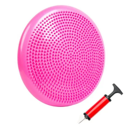 Factory Yoga Balls Massage Pad Inflatable Stability Wobble Balance Disc Cushion Mat Fitness Exercise Training ball