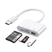 OTG 2.0 Type C Card Reader Adapter for Macbook PC USB-C Android Phone Laptop PC Notebook Micro SD TF USB Disk Memory Card Reader 1