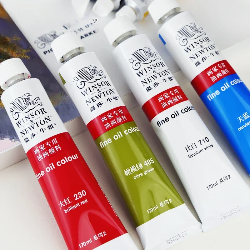 Oil Paint 170ml Large Capacity Aluminum Tube Fine Art Painting Pigment Fine Cream Quick Dry Art Supplies Oil Pastel