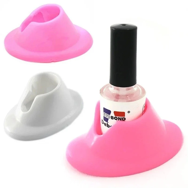 Nail Polish Holder Nail Art Polish Bottle Stand Silicone DIY Salon Nail