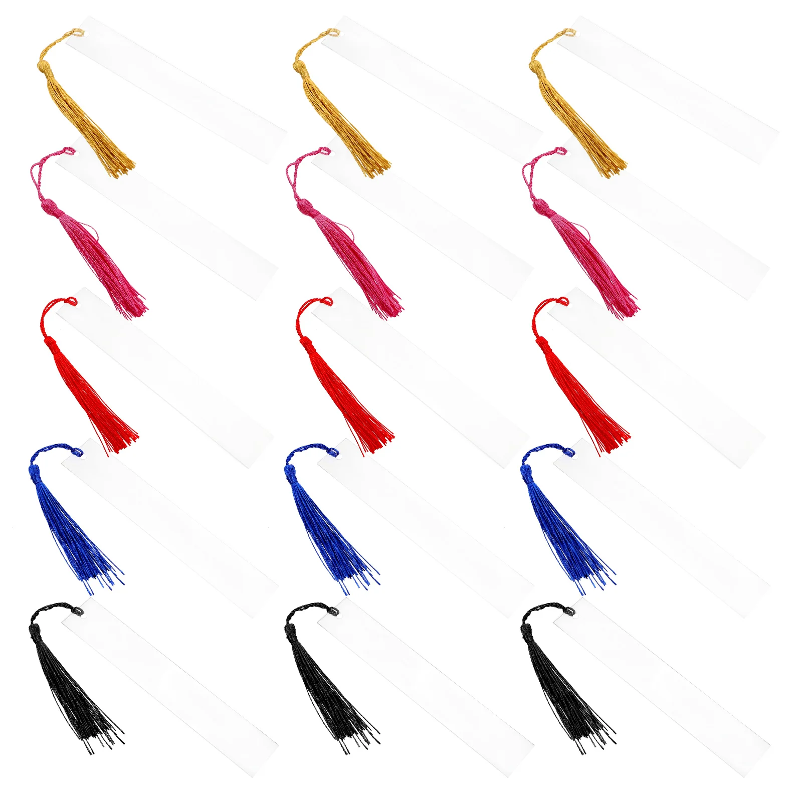 

Acrylic Bookmark Bookmarks Delicate DIY Decor Unfinished Decorative Gift Page Marker Blank Tassels