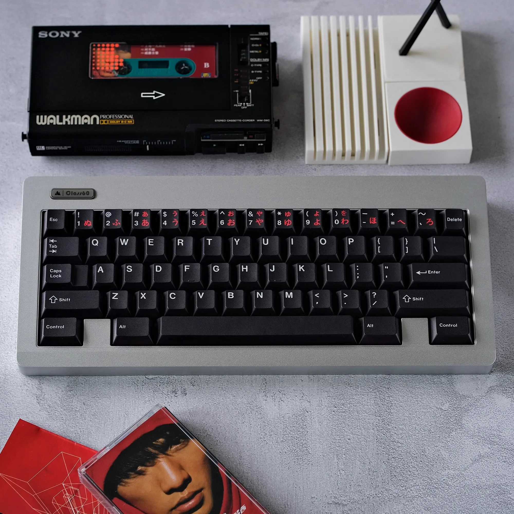 Jkdk Estúdio Wob Conjunto de Teclado Mecânico Perfil Cereja Dye Sub Pbt Gmk Wob Cor Vermelha 61 68 84 87 104 mx Switch - Imagem 3