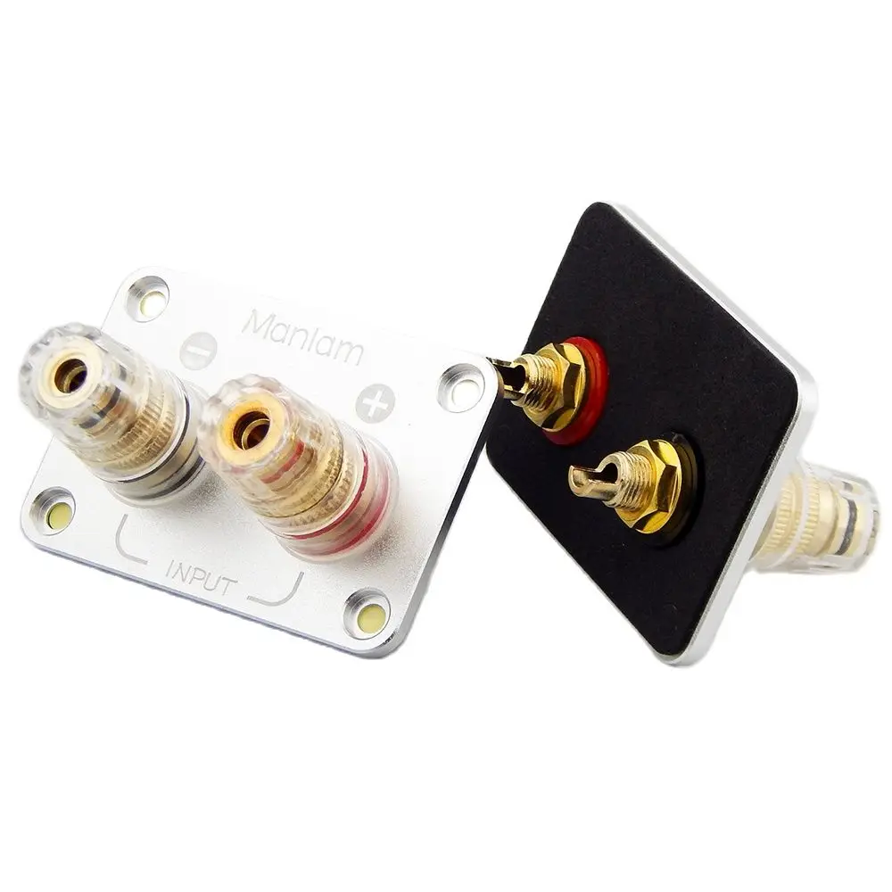 Home Audio 2 Bit Crystal Terminal Plated Banana Jack Socket Binding ...