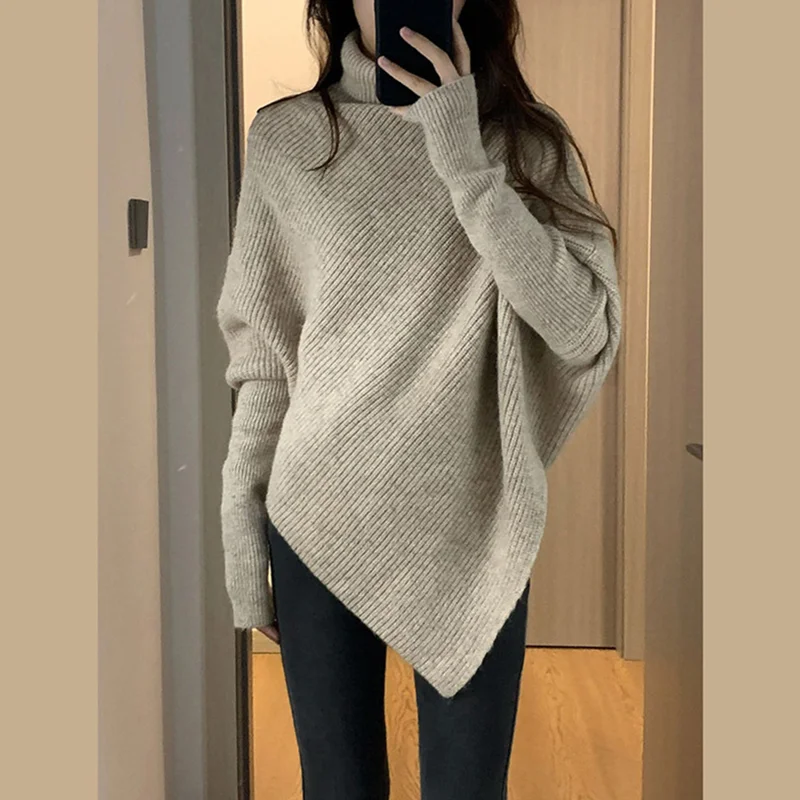 CHICWISH Pull En Tricot à Manches Longues Et Col Rond Pour Femme Imprimé Citrouille, Brun, Small-Medium