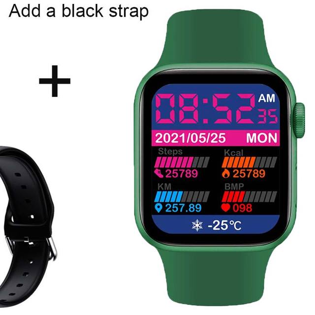 Gift Smart Watch Men Wireless Charging 44MM Dial Call Original IWO 1.75 Inch Smartwatch Smart Watches Women For Android IOS