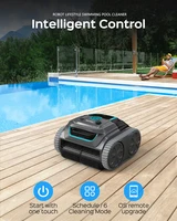 Robot Swimming Pool Cleaner Cordless APP Control Rechargeable Lithium Battery 6400mAh Route Planning for Tiles,PVC,Mosaic,Cement 3