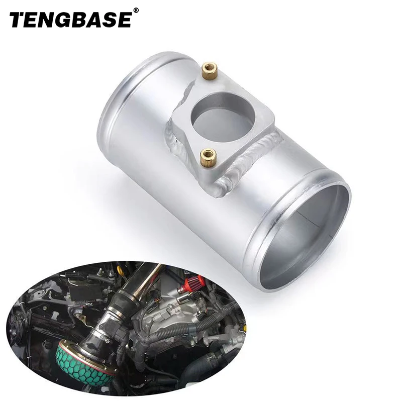 

TENGBASE 51/63/70/76mm Air Flow Sensor Mount Air Flow Meter Base For Cadillac Volkswagen Nissan Intake Meter Adapter MAF009