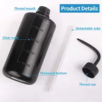 250/500ml Tattoo Spray Bottle High-quality Professional Plastic Tattoo Spray Bottle Black White Tattoo Accessories Tattoo Bottle 2