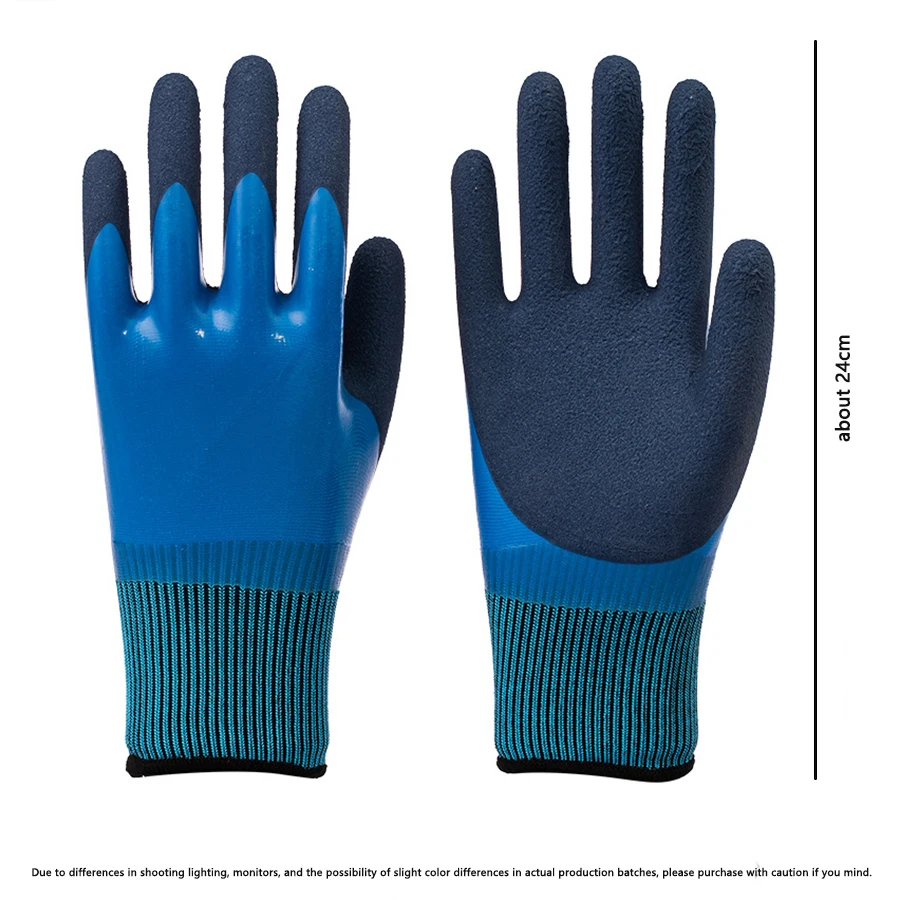 Thorn-Proof Anti-Slip Coated Leather Gardening Gloves