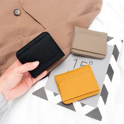Brand Design Mini Wallet Women Genuine Leather Wallets Fashion New Coin Purse Short Wallet Female Small Woman Wallets and Purses