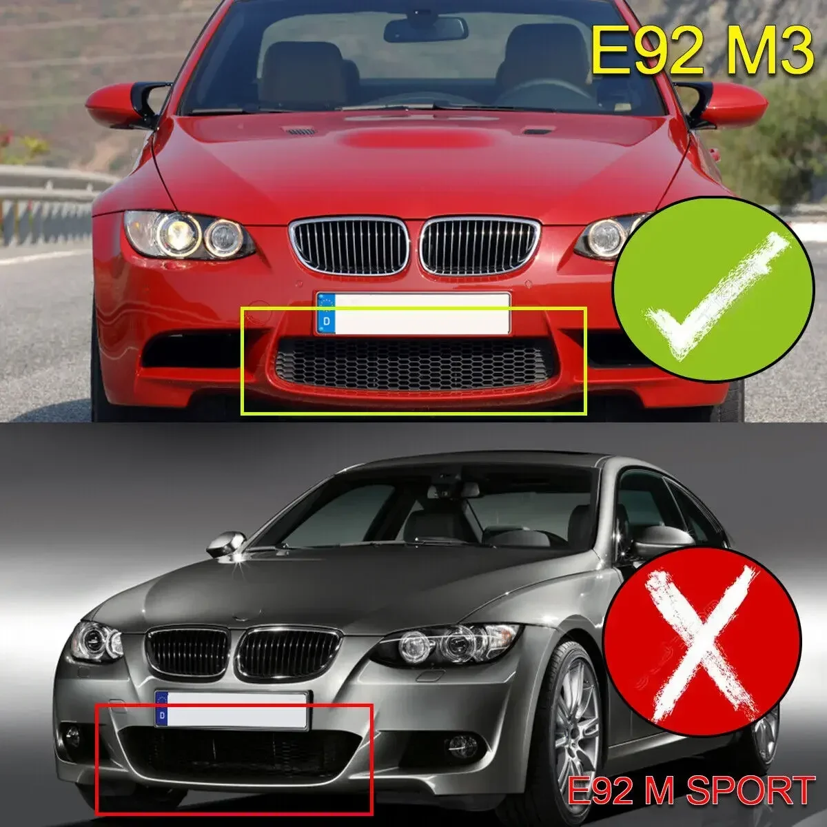 光沢のあるブラックライトスポイラー,2007-13 bmw M3 e92 e93 335i 