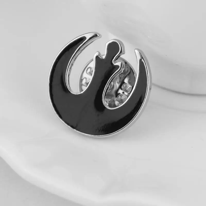 Movie Star Wars Fashion Spilla Rebel Alliance Logo Alliance Starbird Metal Smalto Badge Pins Costume Risvolto Accessori Fan Regalo