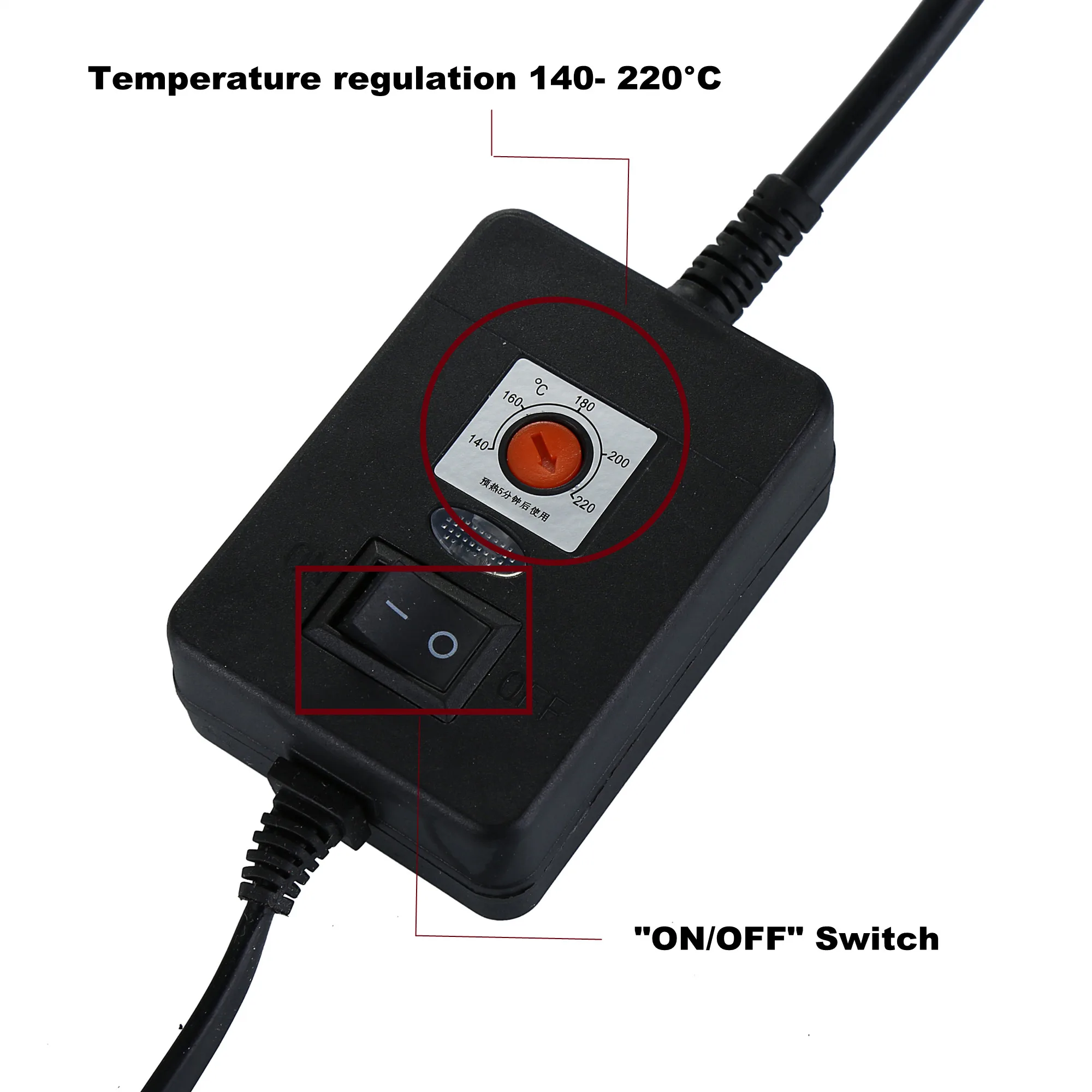 Hair extension glue 80W keratin glue pot with temperature controller for pre-bonded hair extension