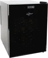 20 Bottle Refrigerator Wine Cooler, Black Thermoelectric Wine Fridge, 1.7 cu. ft. (48L), Under Counter Wine Cellar for Red 2