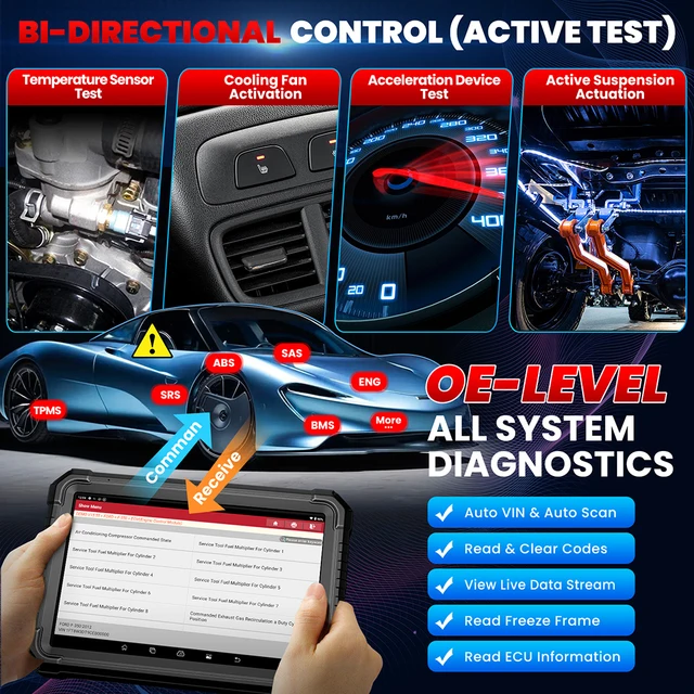 LAUNCH X431 PRO3S+ 5.0 ELITE PRO5 Car Diagnostic Tool J2534 Programming Coding 3