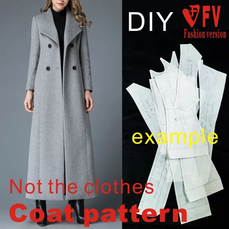 Women's Lapel Coat Pattern 1