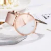 Clothing Accessories Light Luxury Geometric Stitching Style Ladies Watch Fashionable Simple Style Quartz Wristwatch Reloj Mujer 1