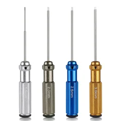 Premium Titanium Nitride Hex Driver Wrench Screwdriver Set - 1.5mm to 3.0mm - Four pieces (MULTI)