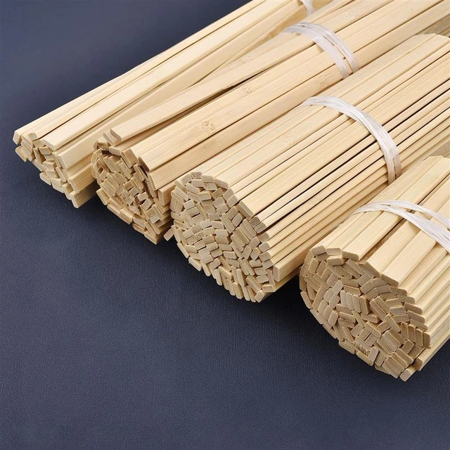 50pcs 20cm 30cm 50cm Bamboo Rod Dowel Bamboo Stick for Kite