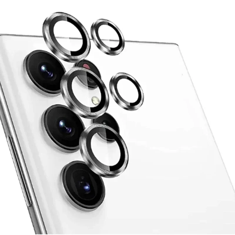 Premium Metal Camera Protector Rings with Alloy Glass Lens for Enhanced Back Protection