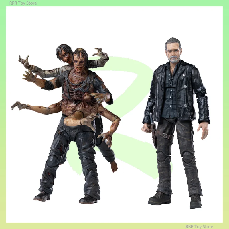 

HIYA The Walking Dead Action Figures Exquisite Mini Series Dead City Walker King Negan Anime Figure Statue Figurine Toy Model