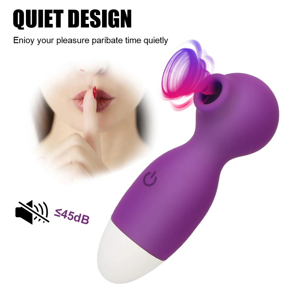 Clitoral Sucker Vibrator 7 Modes Rechargeable Sex Stimulator_voghion.com