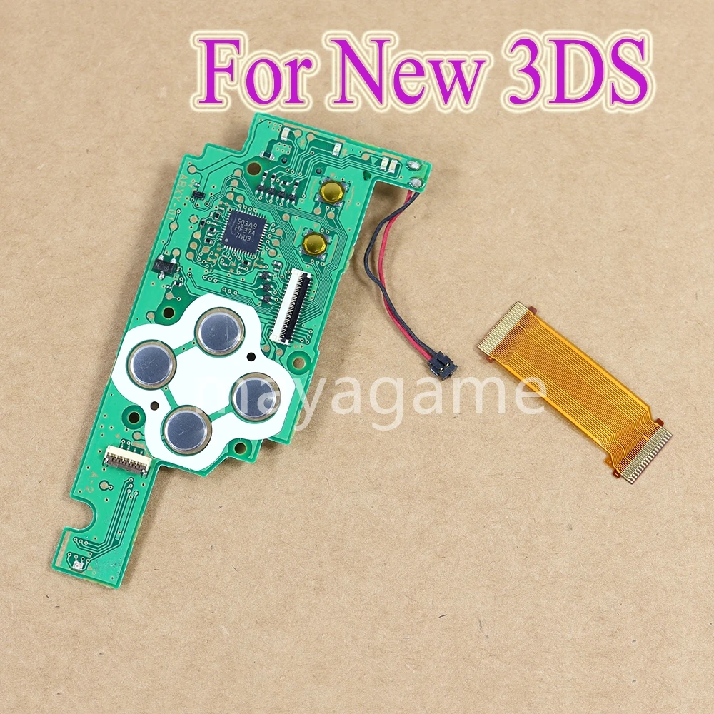 

15 комплектов оригинальных запасных частей питания для нового 3DS кнопочный переключатель ВКЛ./ВЫКЛ. Клавиатура платы с кабелем