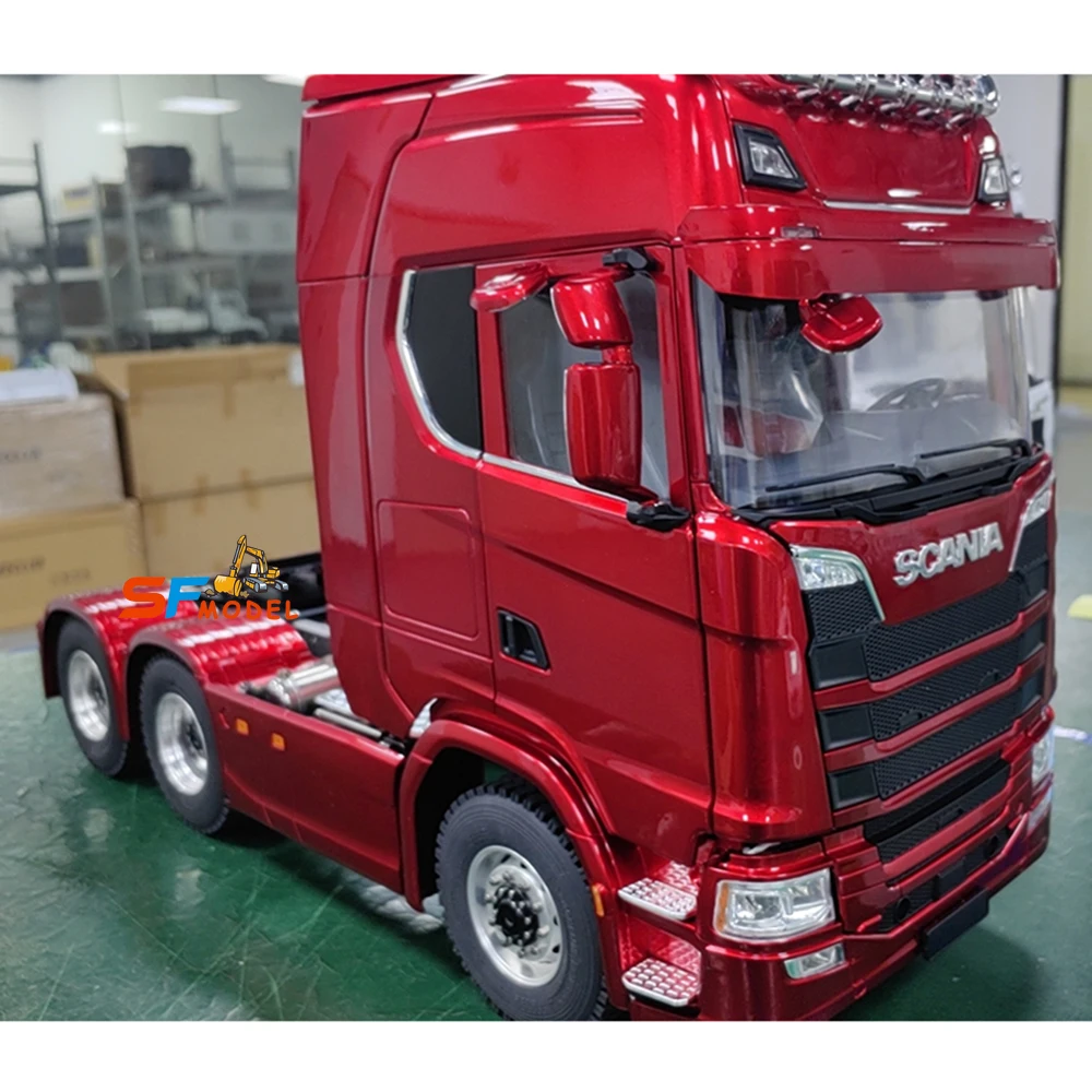 Camion telecomandati in lega farm truck rc trattore camion con luce sonora