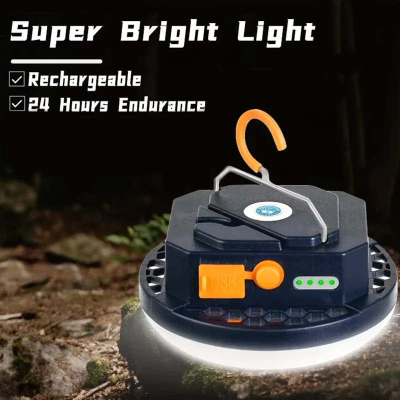 Portable Camping Light Tent Lantern 7200mAh