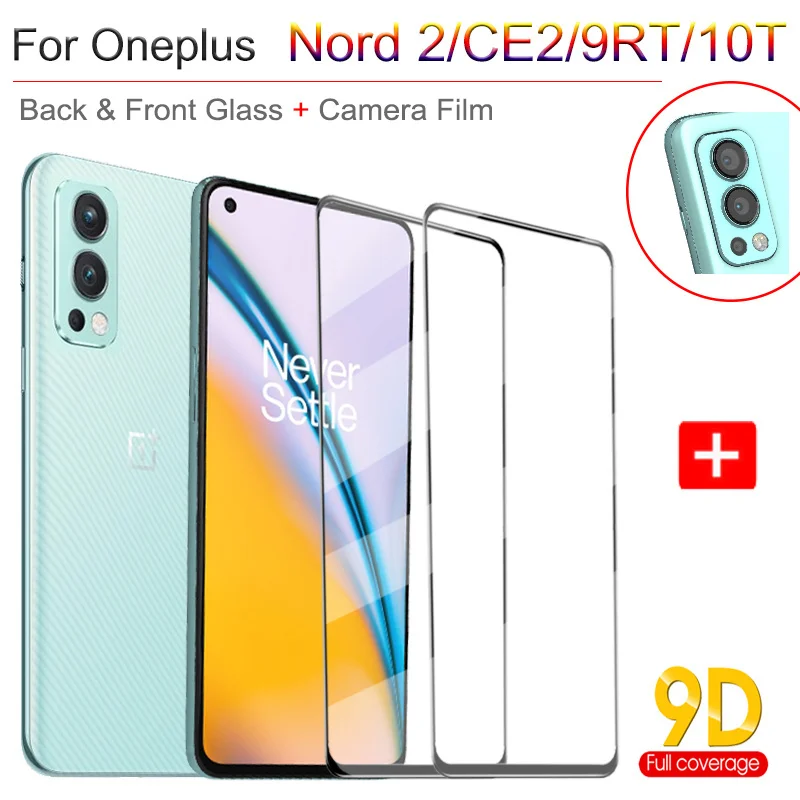 Oneplus Nord 2, front+back camera film for Oneplus Nord2 ce 2 lite Oneplus 10t 9R 9RT 8T tempered glass One plus Nord 2 screen protector OneplusNord2 Oneplus-Nord-2 glass Nord 2 Oneplus магнитный чехол для oneplus nord ce 2 lite чехол для oneplus nord ce 2 lite чехол для oneplus nord ce 2 lite