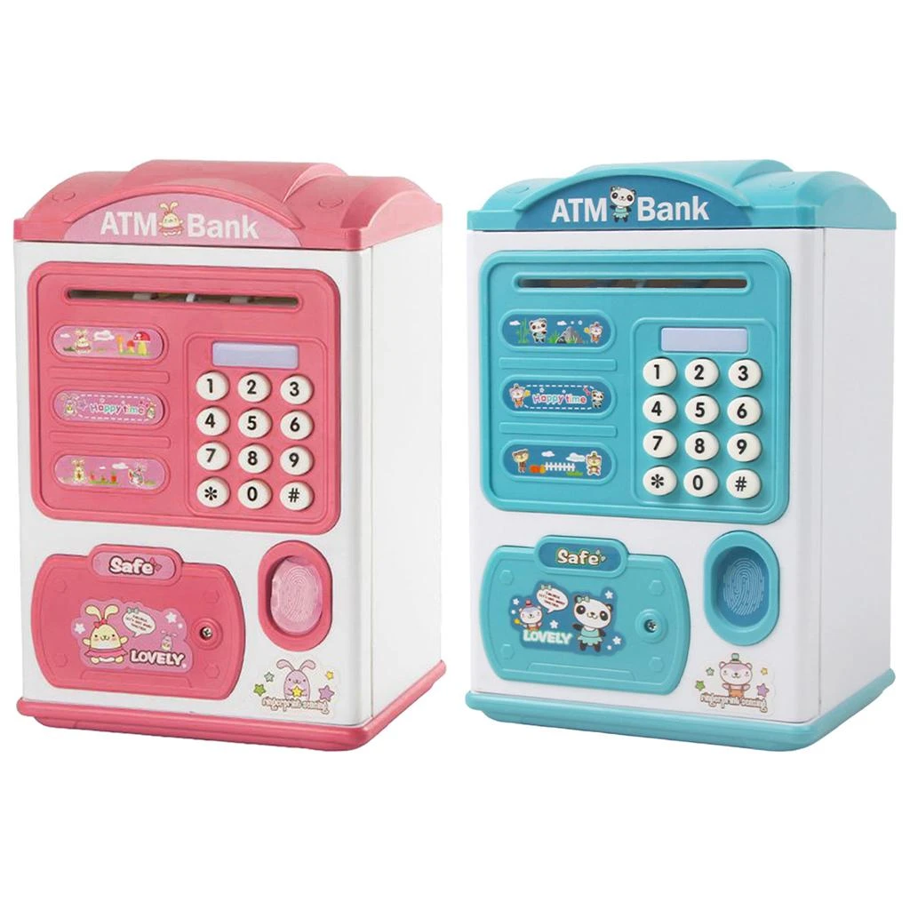 Dual Lock Fingerprint ATM Piggy Bank 