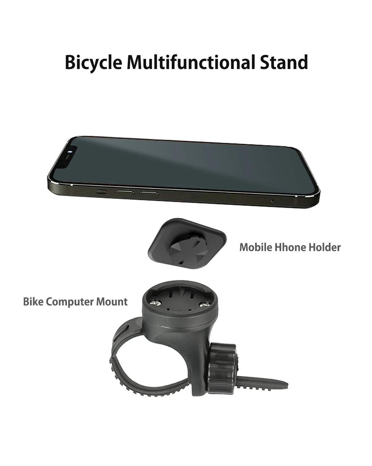 Versatile Cell Phone Holder with Integrated Garmin Adapter