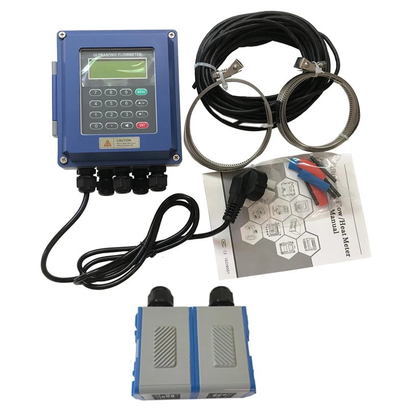 TUF-2000B Ultrasonic Liquid Flowmeters TS-2 TM-1 TL-1 (DN15-6000mm) Wall-Mounted Type RS485 Communication and ModBus Protocol