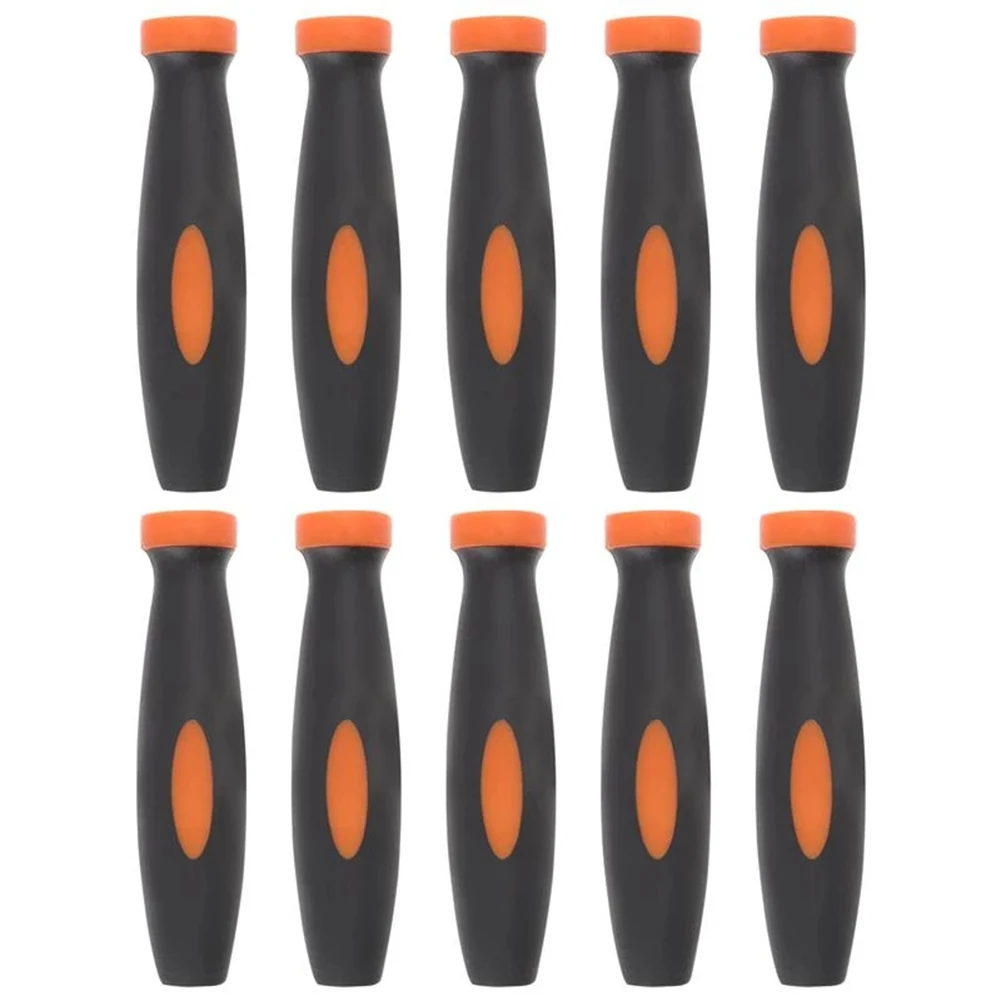 10Pcs Durable Rubber Files Handles Files Supplies 2.36Inch 3mm Hole Diameter Hand Tools Accessories For Small Files