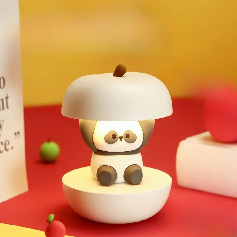 Christmas and Spring Festival Safe and Happy Night Charging Cute Panda Eye Protection Bedroom  Sleep  Atmosphere  Light