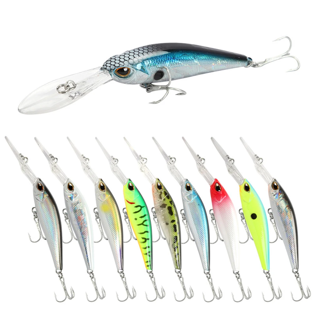 6 Esche Grandi Minnow 23.5g Crankbait: Trolling E Affondamento Basso Per Predatori